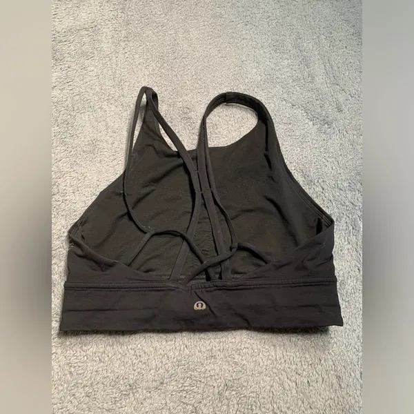 Lululemon soul cycle Black Women's strappy Sports Bra 6 - Image 3
