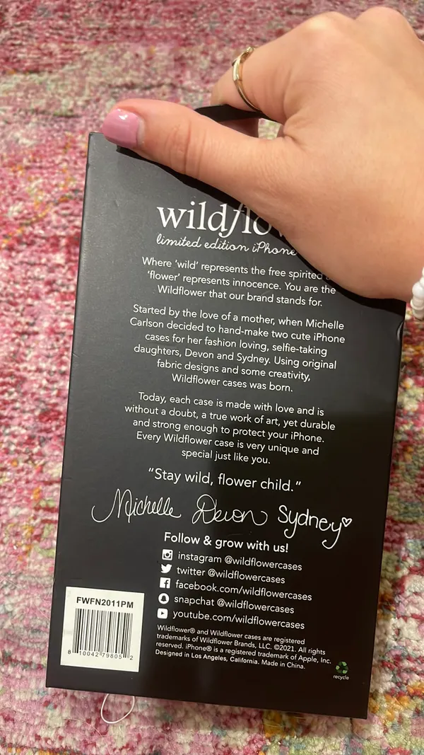 Wild Flower IPhone Case - Image 3