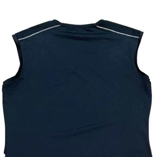 ALO Yoga Sleeveless CoolFit Athletic‎ Tank Top Black Workout Zipper Pocket XXL - Image 5