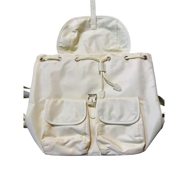 Year of Ours Nylon Butter Yellow Backpack NEW - Image 6