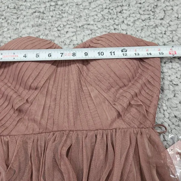 Birdy Grey Christina Convertible Tulle Bridesmaid Dress Purple Sandy Mauve Small - Image 8