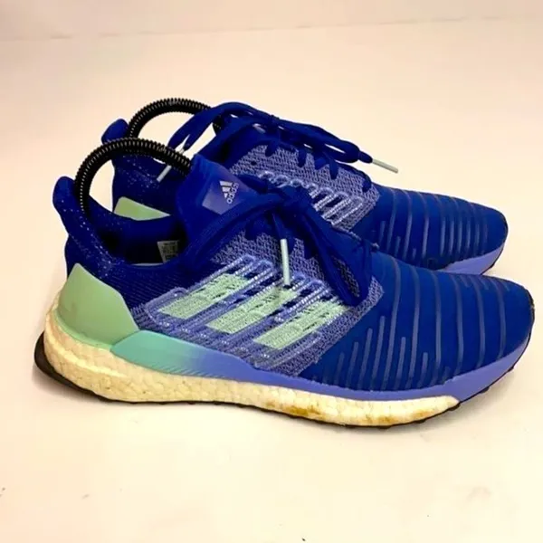 Adidas Solar Boost‎ Continental Running Shoe. Blue A20 - Image 5