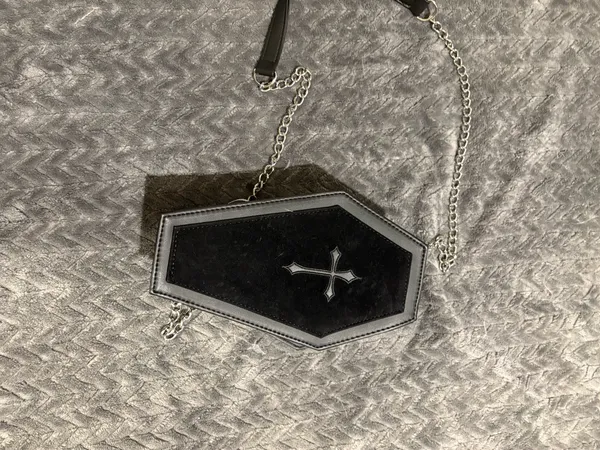 Spirit Halloween Coffin Crossbody Bag - Image 2