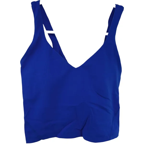 Lululemon Align Tank Top Cropped Light Support A/B Cup Galactic Cobalt 2 - Image 2