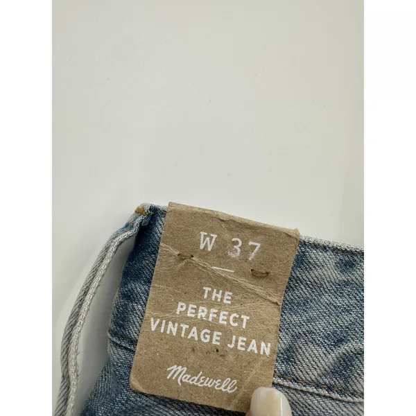 Madewell The Perfect‎ Vintage Jean Women 37 NWT Light Wash High Waisted Cotton - Image 8