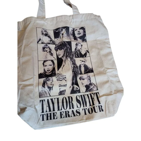 Taylor Swift The Eras Tour VIP Tote Bag Beige USA Dates Leg 1 - Image 2