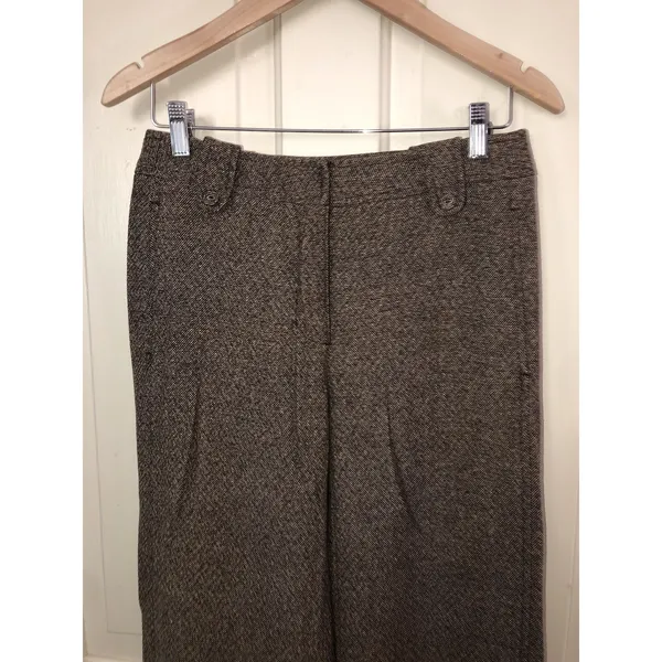Soft Surroundings Women’s Tweed Business Casual Wide Leg Pants Size 4 - Image 2
