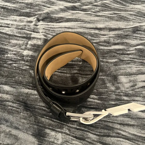 Michael Kors Black Leather Belt Size S - Image 2