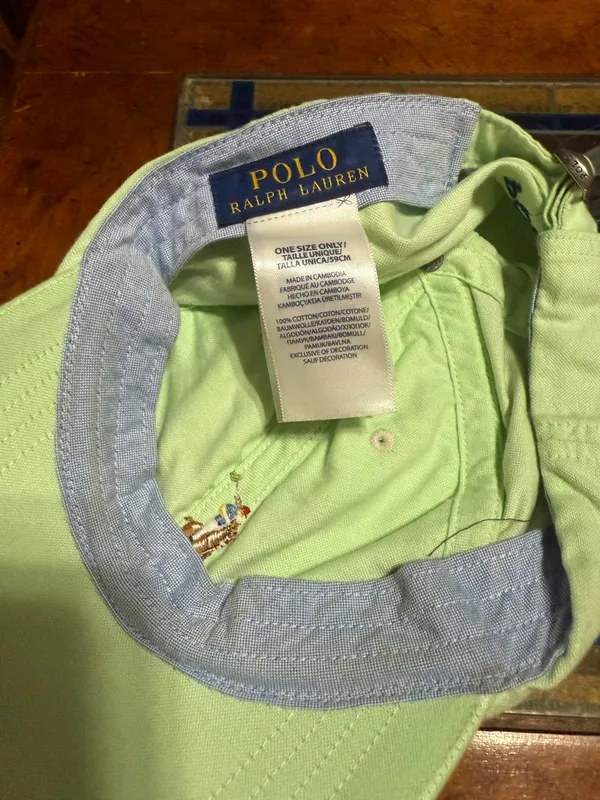 Ralph Lauren Light green Polo  baseball cap - Image 2