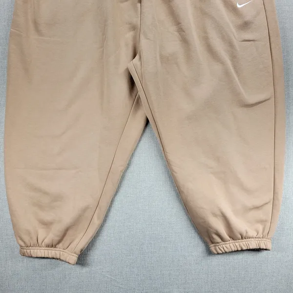 Nike Womens Sweatpants Size 4X Tan Phoenix Fleece Oversized Fit High Rise NEW - Image 6