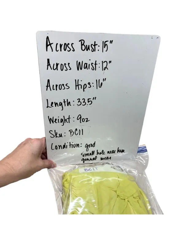Alice & Olivia Y2K Air Ruched Open Back Sleeveless Bodycon Dress Yellow Small - Image 12