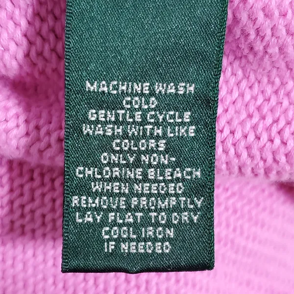 Lauren Ralph Lauren Light‎ Pink Cable Knit Pullover Sweater. Size: XL - Image 10