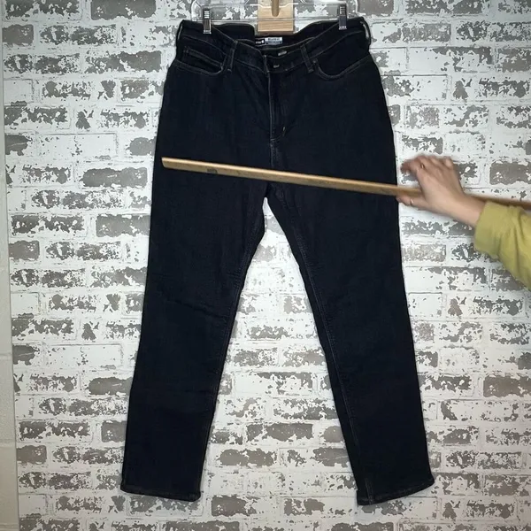 Carhartt | women fleeced lined denim jeans relaxed fit - Image 6