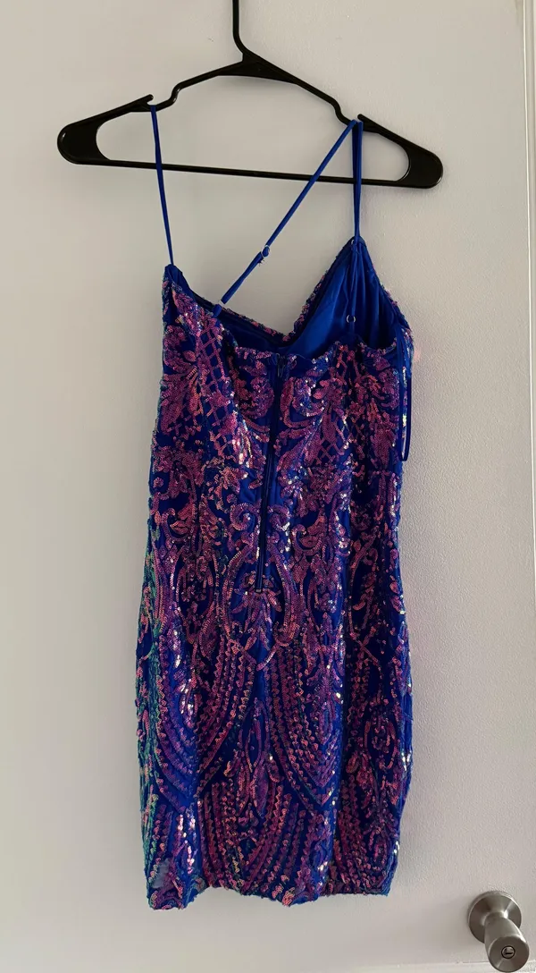 Windsor Sequin Homecoming Dress - Image 2