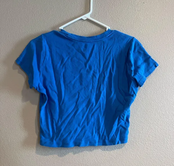 Hollister Blue Top Crop  - Image 3
