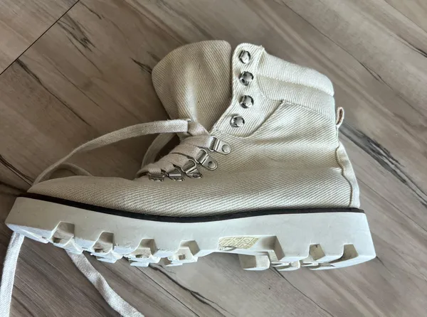 Arlene Combat Boot 6.5 Beige Tan - Image 7