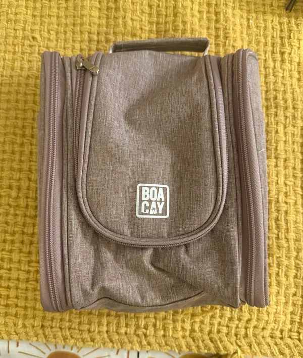Boa Cay Purple Toiletry & Makeup Bag Set - Image 3