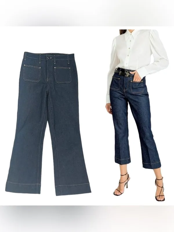 Khaite NEW Raquel Jeans flare size 27 - Image 3
