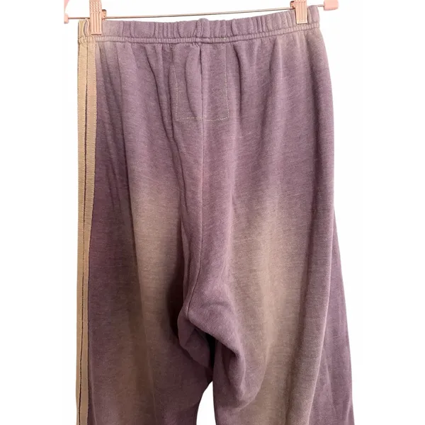 Aviator Nation 5 Stripe Sweatpants Faded Mocha Women's Size X-Large - Image 5