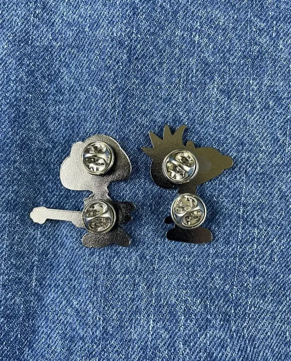 Punk Rock Snoopy Enamel Pin Set - Image 2