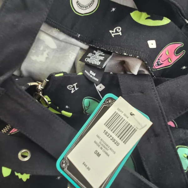 Disney NWT Nightmare Before Christmas Boogie Boys Suspender Skirt Black S‎ / M - Image 3