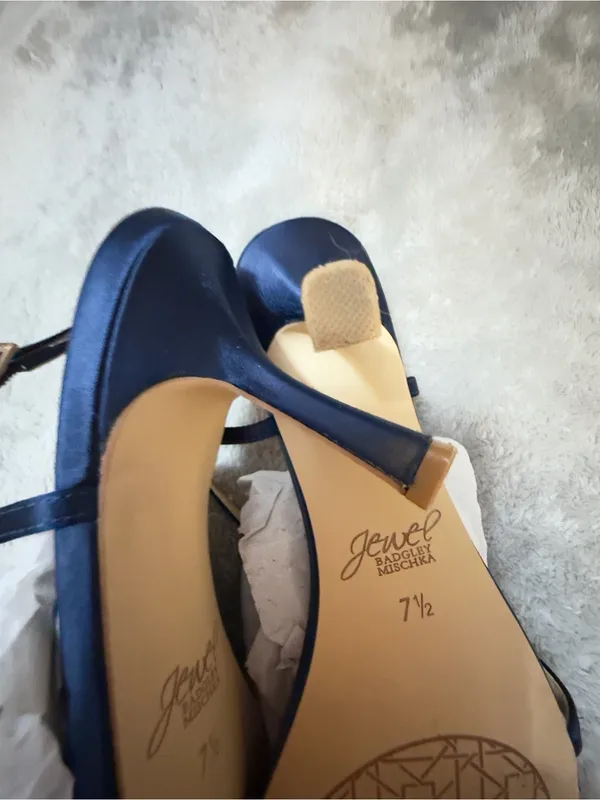 Badgley Mischka Jewel Loren Ankle Strap Heels size 7.5- brand new! - Image 9