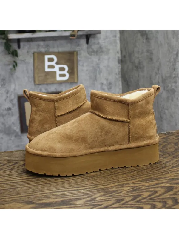 Madden Girl Brave Platform Cozy Bootie BRAV02J1 Tan Brown 9.5M - Image 8