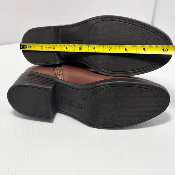 Tommy Hilfiger‎ Womens Imiera Faux Leather Ankle Booties Brown Size 7.5 - Image 12