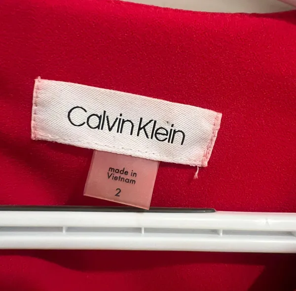 Calvin Klein Red Dress - Image 3