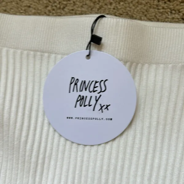 Princess Polly Tanna Midi Skirt Cream - Image 4