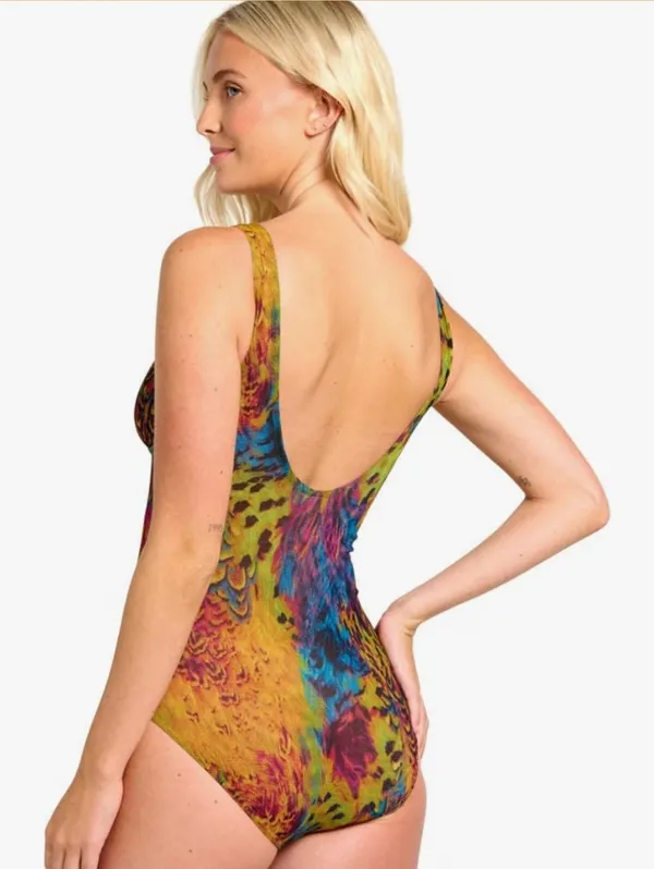 KINIKI Amalfi Tan Through Support Top Swimsuit Swimwear 10 - Image 3