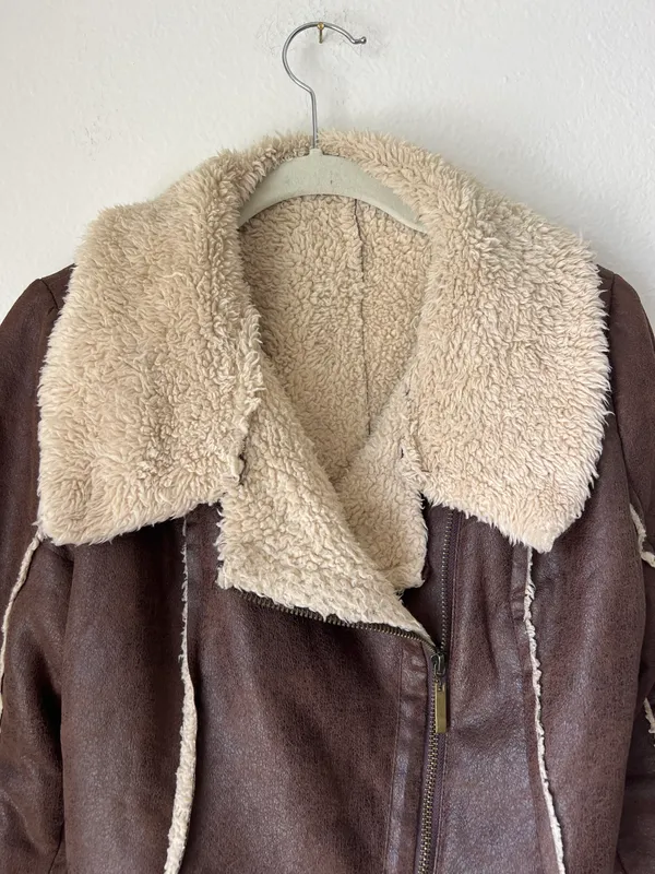 LF Shearling Aviator Jacket - Image 3