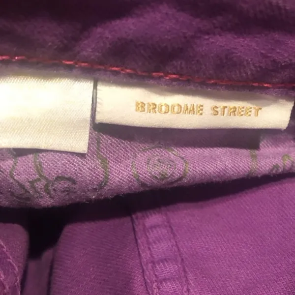 Kate Spade Purple Skinny Broome St Play Hookie Low-Rise Jeans 25 - Image 7