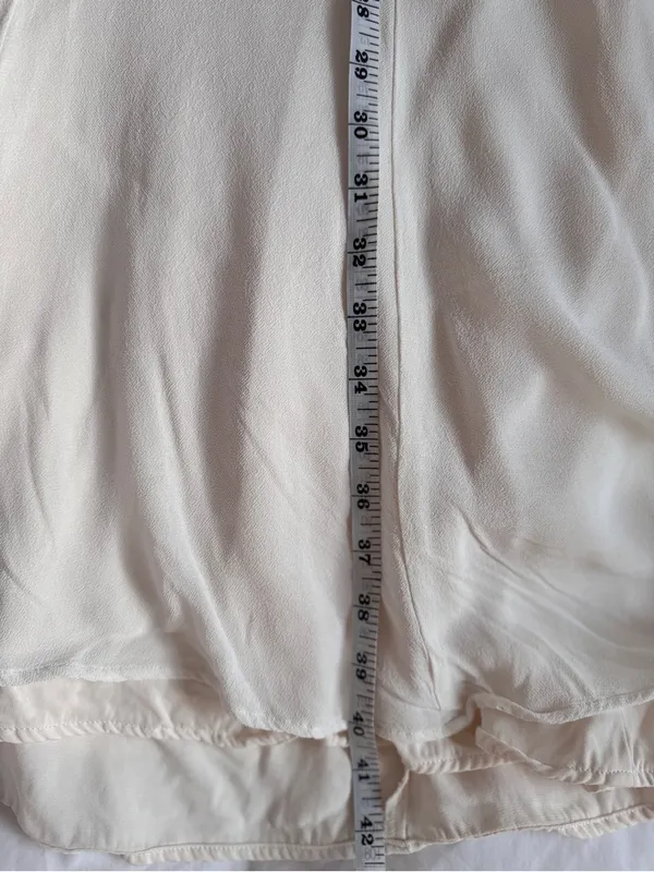 Reformation Portofino Ivory Off-Shoulder Slip Midi Dress Size 4 - Image 12