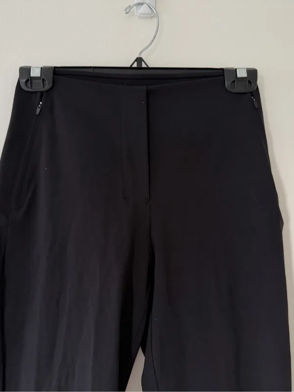 Lululemon Smooth Fit Pull-On High-Rise Cropped Pants in Black Size 4 Work Wear - Image 9