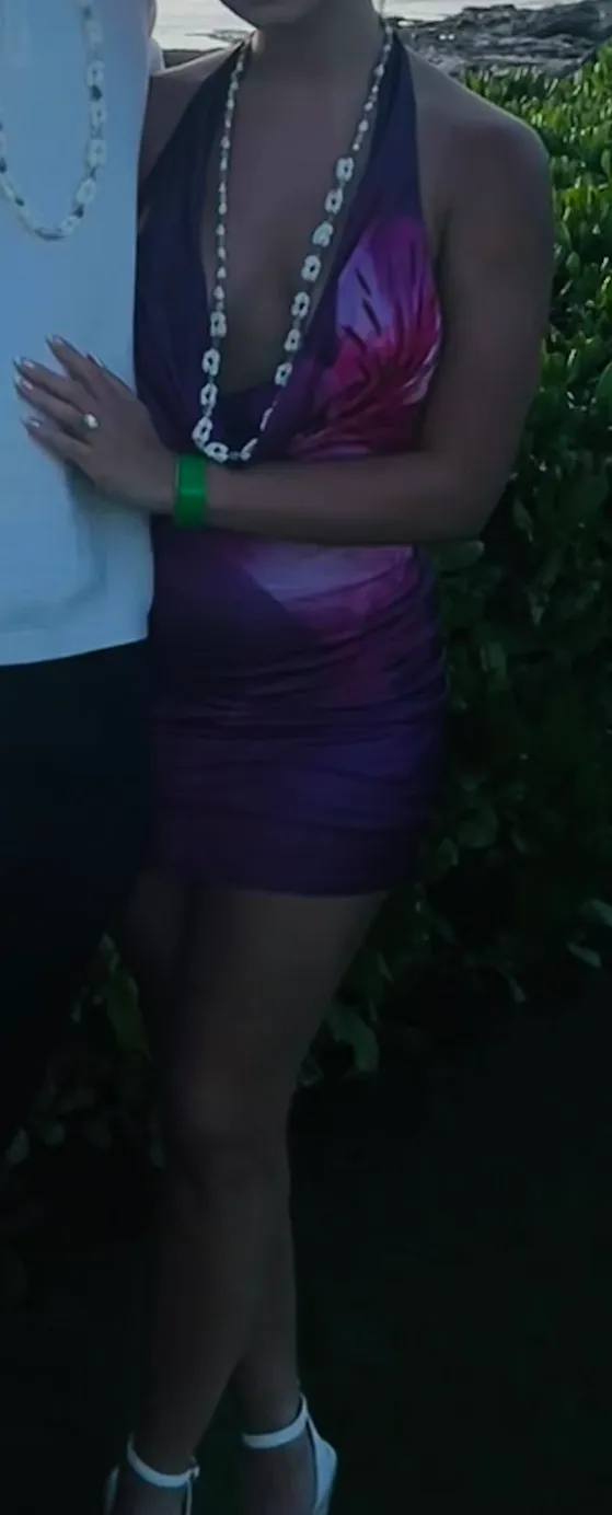 Halter Open Back Mini Dress - Image 3