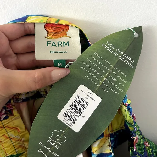 Farm Rio Colorful Caipirinha Mini Dress NWT Size M - Image 4