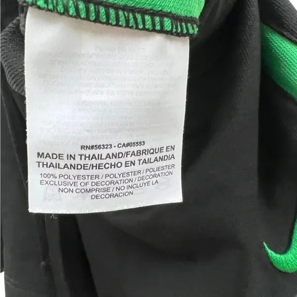 Nike Dri Fit Training Running Shorts Black Neon Green Logo Women’s‎ Size Medium‌ - Image 3