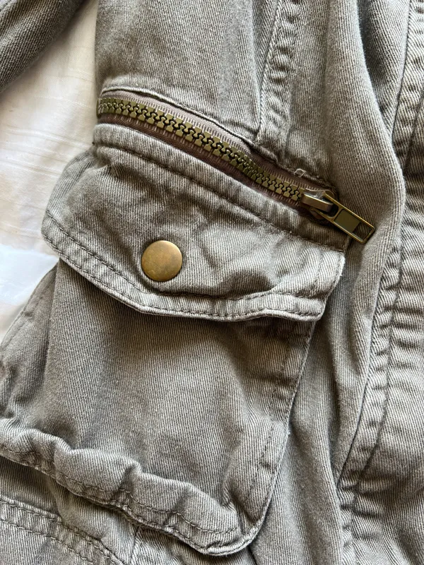 Green Cargo Zip Jacket - Image 5