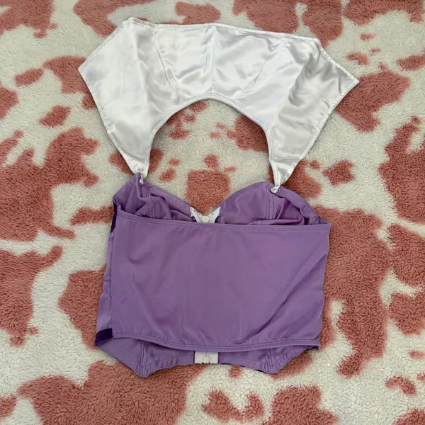 💜✨ Lilac Dream Corset Set – Fairycore Ruffle Skirt & Cosplay Ready Medium ✨💜 - Image 4