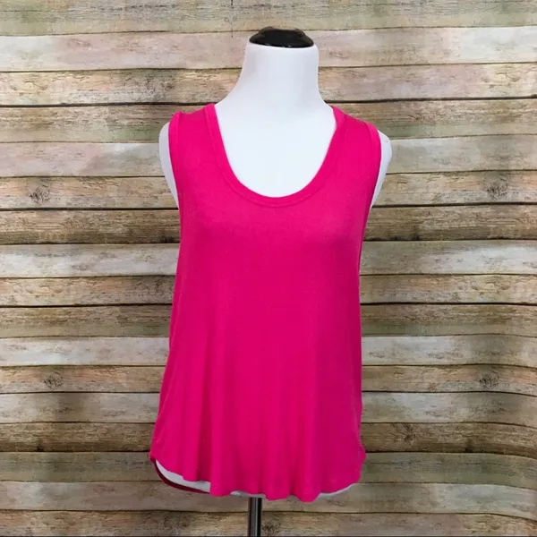 NWT Free People Take the Plunge Fuchsia Tank Top - Fuchsia - Small - Image 6