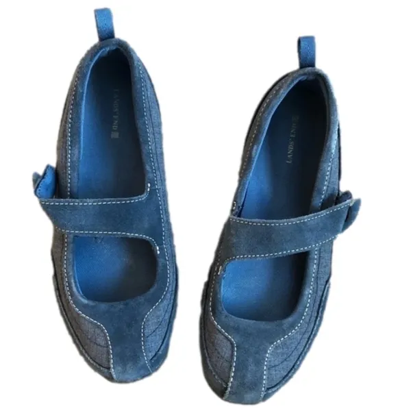 LANDS’ End women’s comfort Mary Jane flats size 6 - Image 9