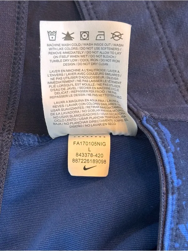 Nike Seattle Seahawks Women's Large Leg-A-See Logo Yoga Athletic Leggings - Image 7