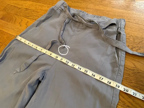Thread & Supply Light Gray Wide-Leg Pants size XS - Image 8