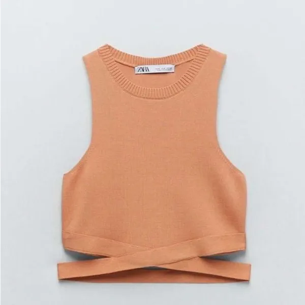 Zara‎ cross over crop top - Image 5