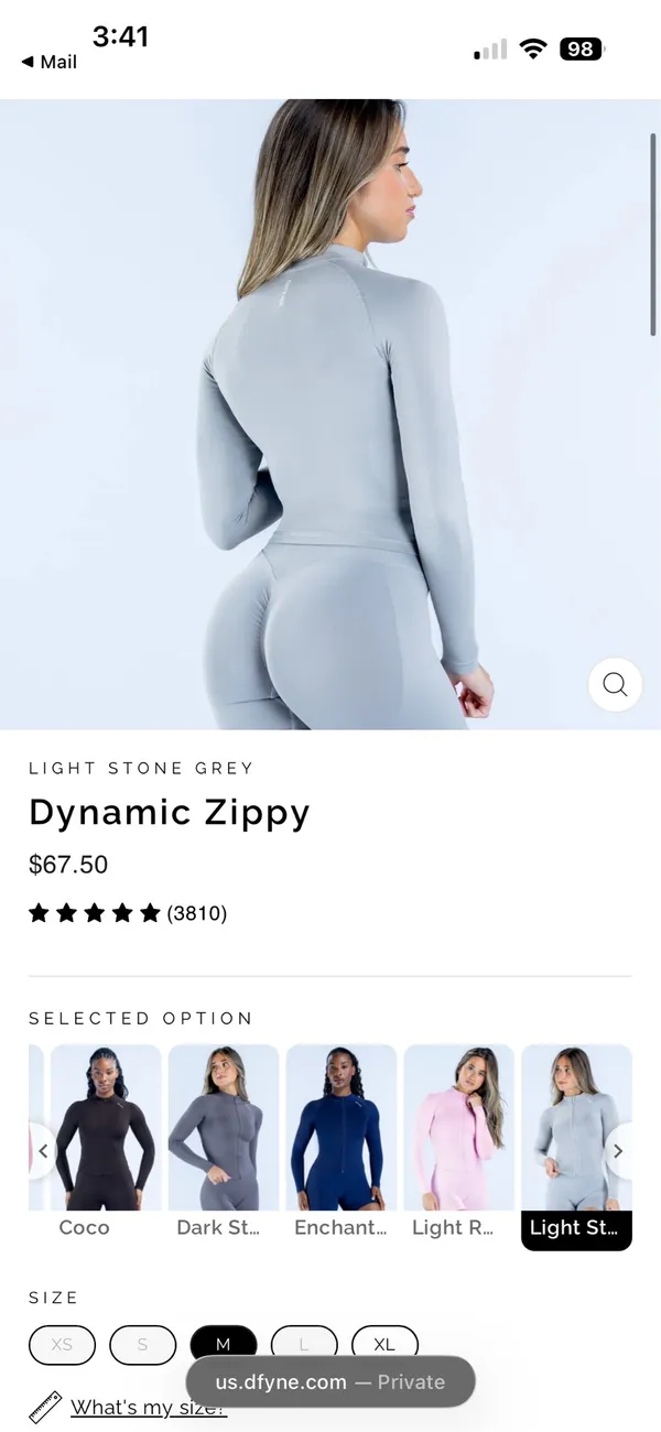 Light stone gray dynamic, zippy DFYNE - Image 4
