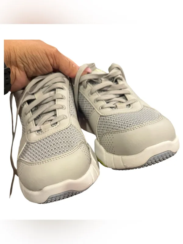 KURU CLOUD DOVE GRAY WHITE ARCH SUPPORT COMFY SNEAKERS 8.5 - Image 4
