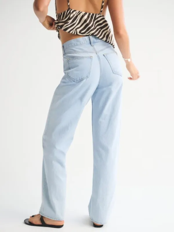 Abercrombie High Rise Loose Jean - Image 4