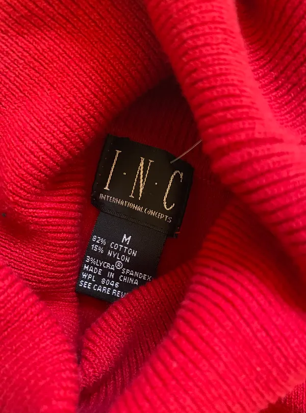 International Concepts Red Sweater Vest - Image 3