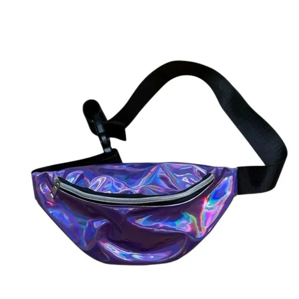 Reflexive™ Designer Fanny Pack Purple 80s Rave - Image 2